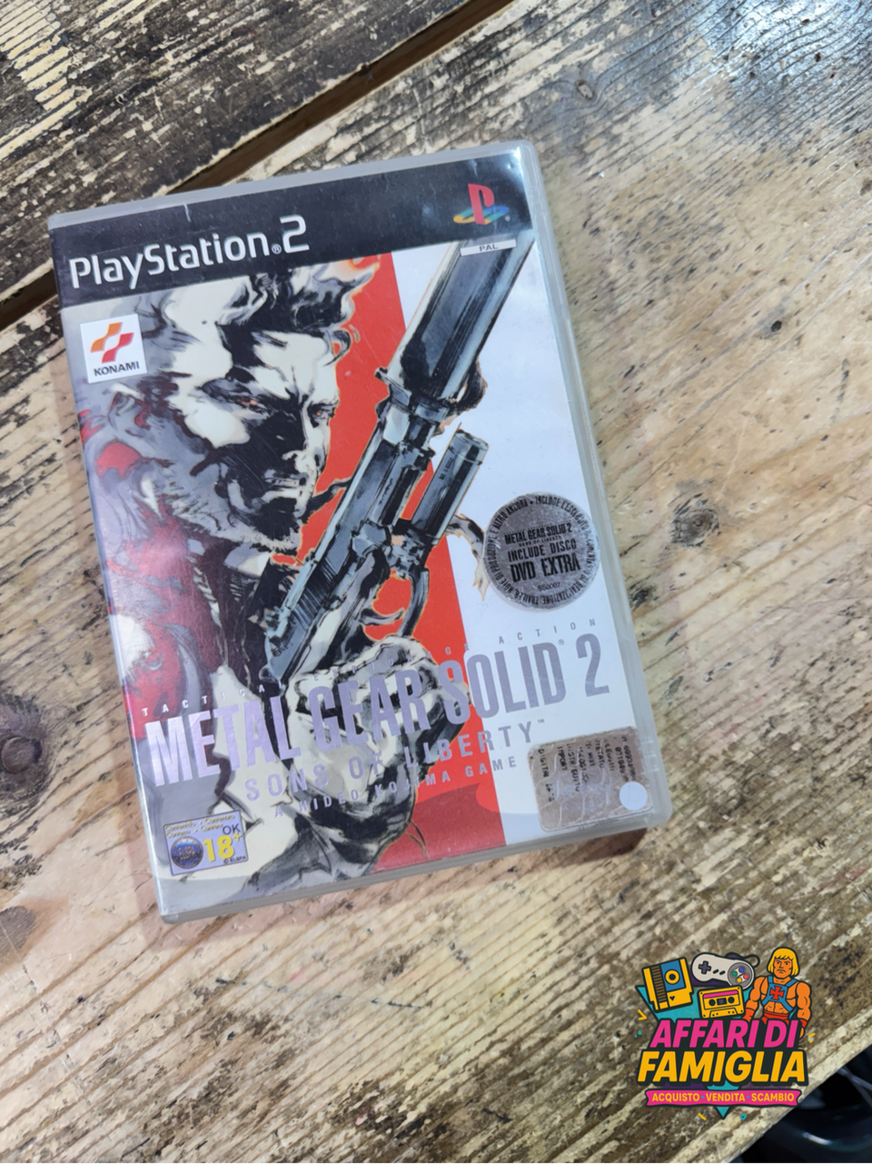 Metal Gear Solid 2: Sons of Liberty – ps2 PlayStation 2 (PAL, 2002)