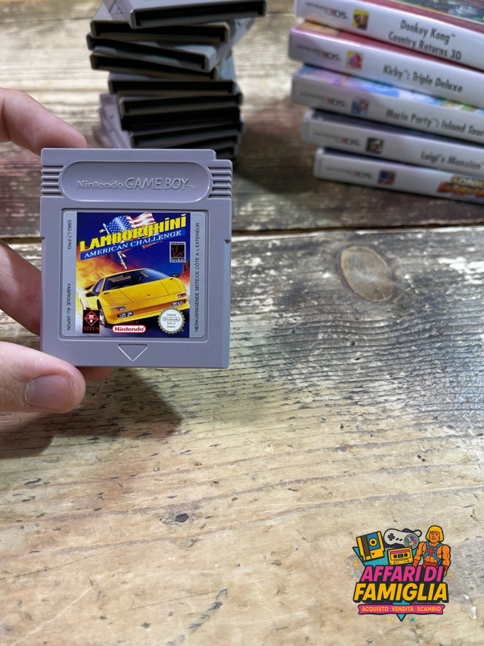 Gioco nintendo game boy Lamborghini america challenge 1995