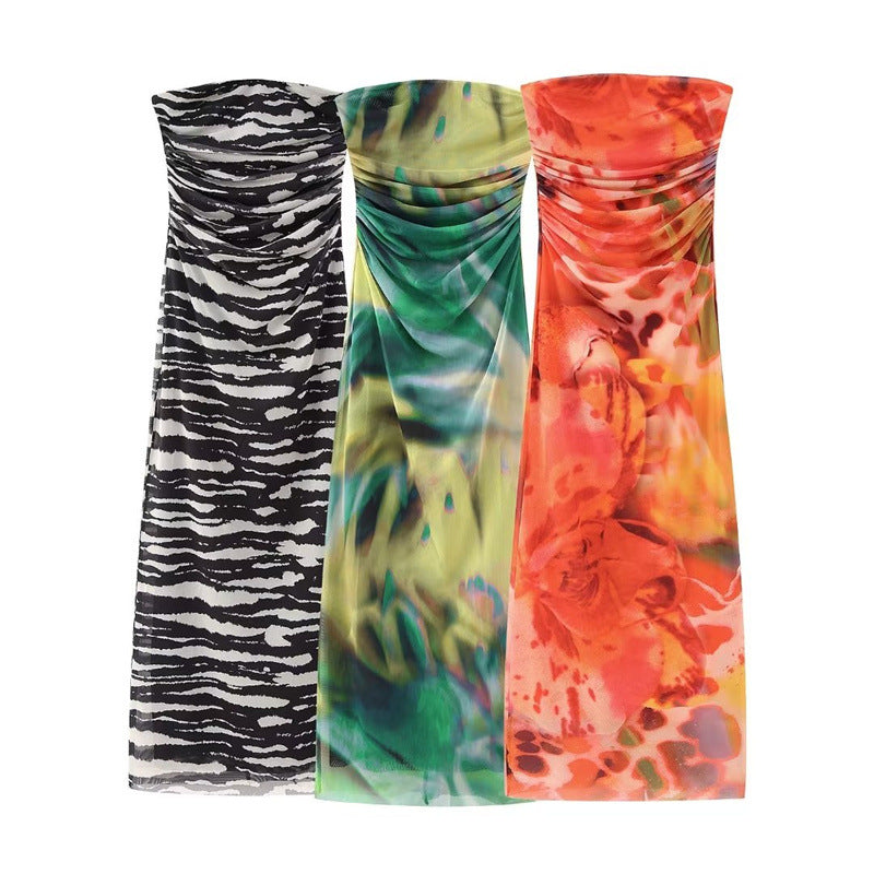 Women's long doubled fantasy dress