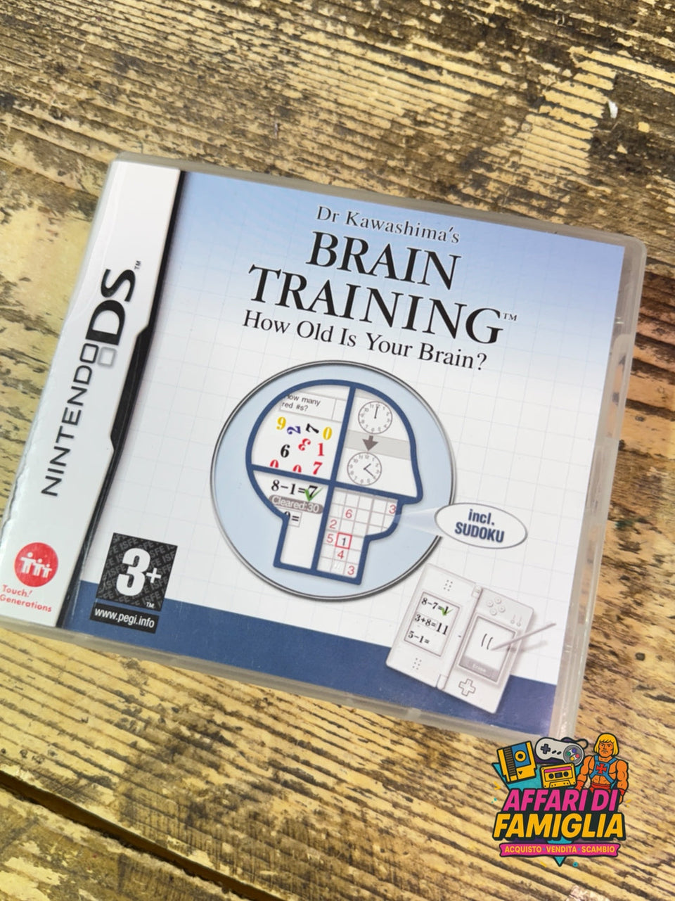 Gioco nintendo ds brain training