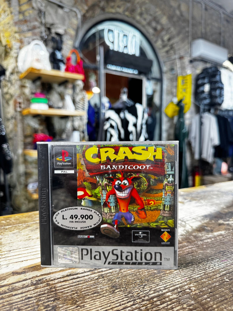 crash bandicoot platinum playstation 1 sony ps1 pal cib