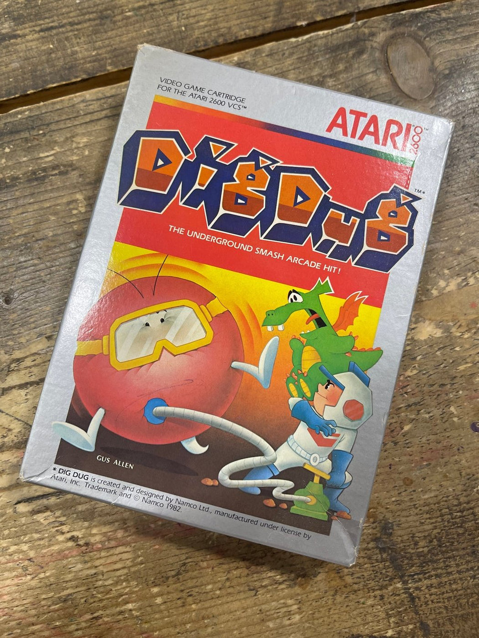 Videogioco Atari 2600 Digdug CIB