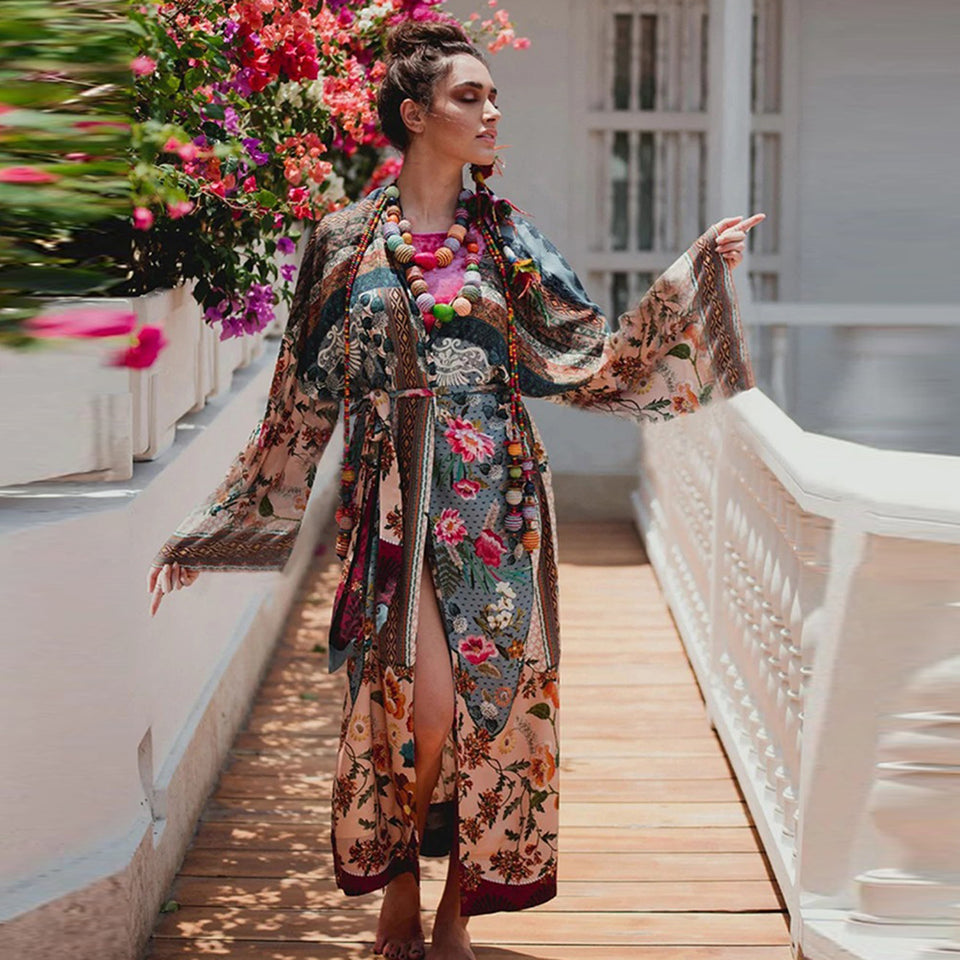 Kimono de playa para mujer