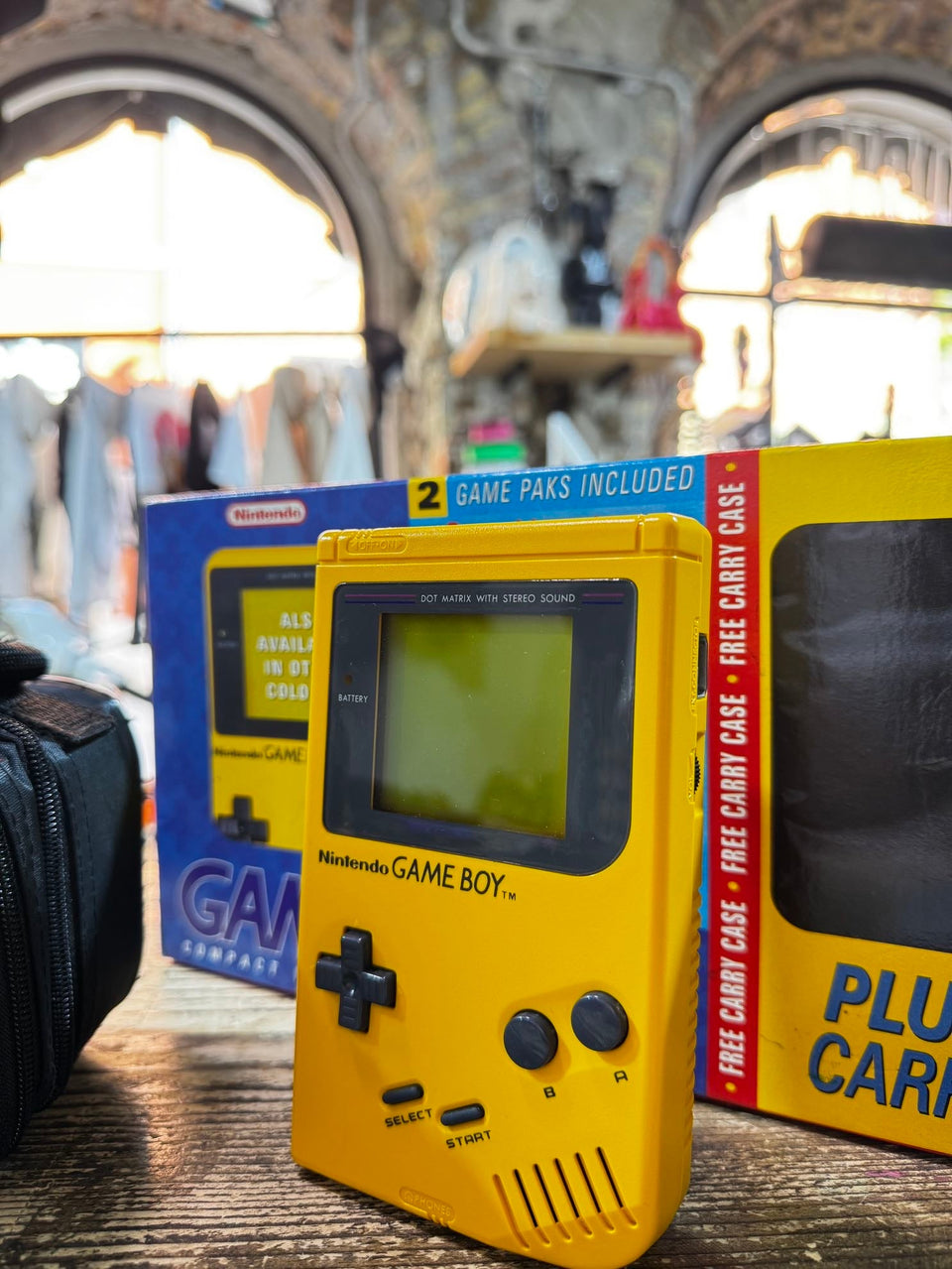 Console Game Boy dmg-01 giallo super mario land 2 Pack cib