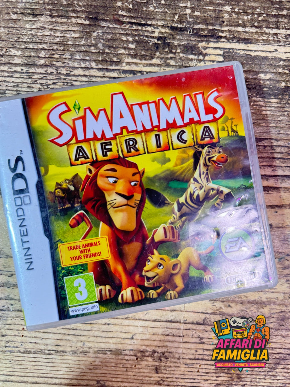 Gioco nintendo ds sim Anmials africa