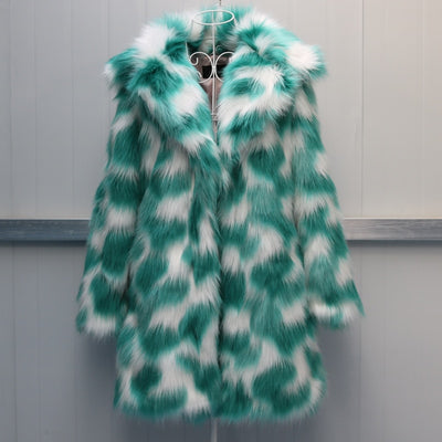fur coat fox fur coat trim long style trench coat big size eprolo BAD PEOPLE