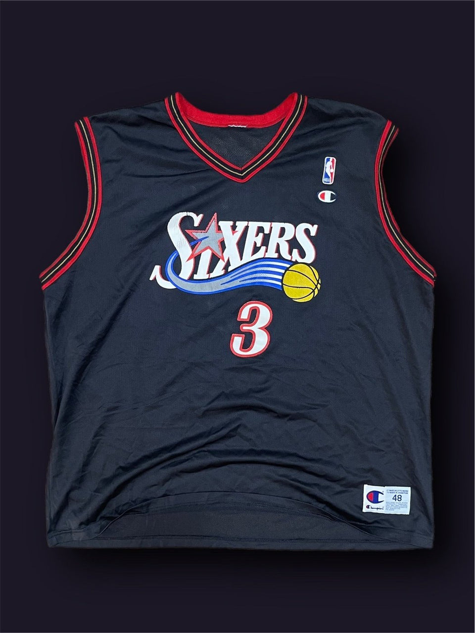 Canotta NBA Sixers vintage tg 48