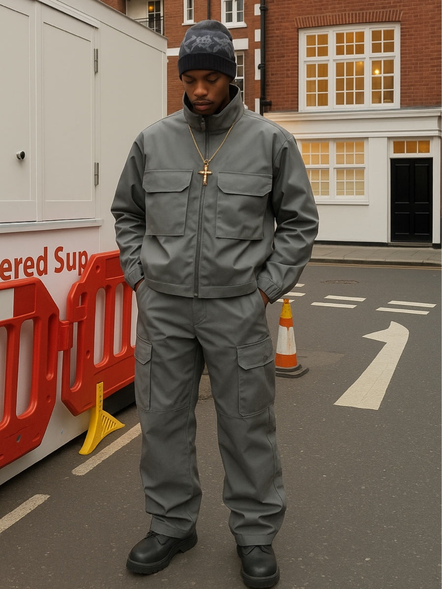 Completo tuta all cargo piombo