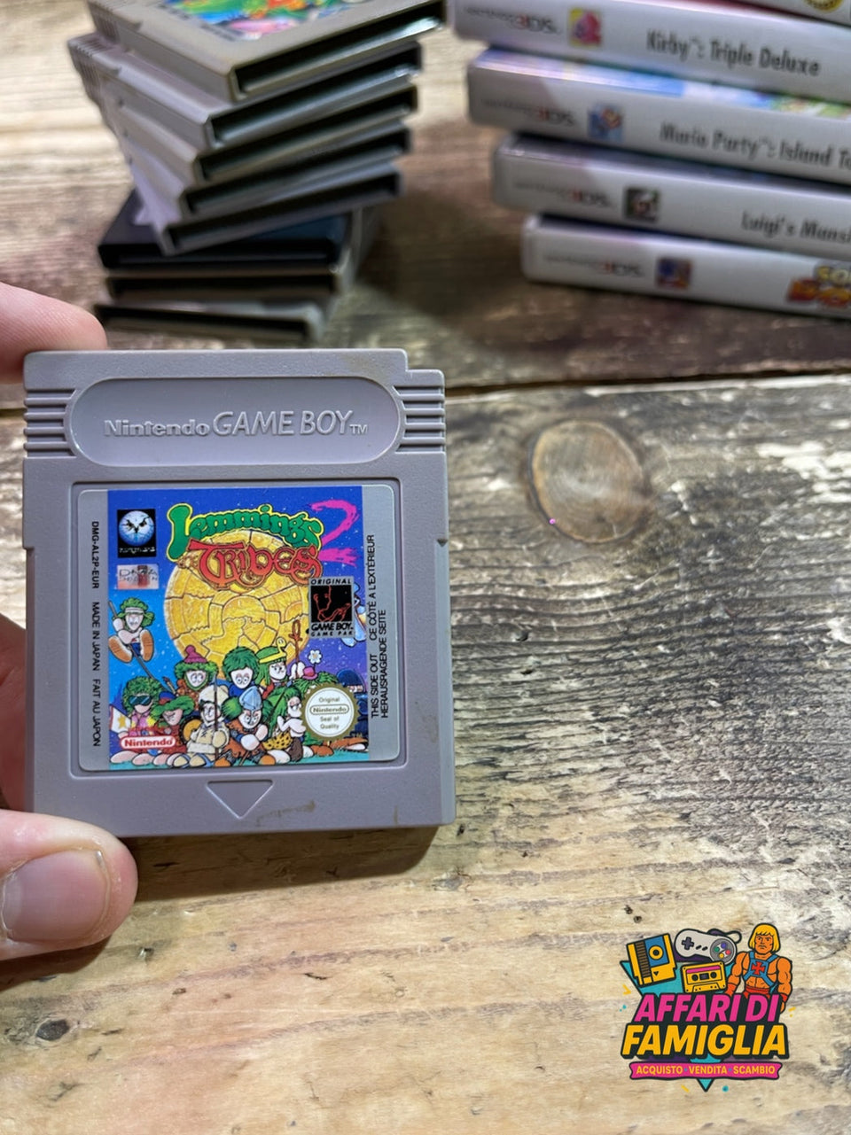 Gioco nintendo game boy lemmings 2 1994