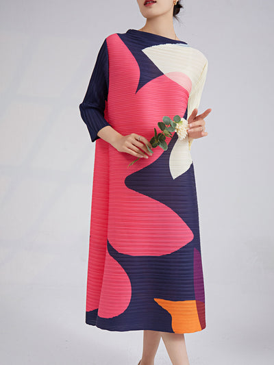 Abito curvy lungo fantasia MUST HAVE