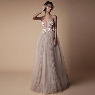 Abito donna lungo elegante cerimonia Pink MUST HAVE