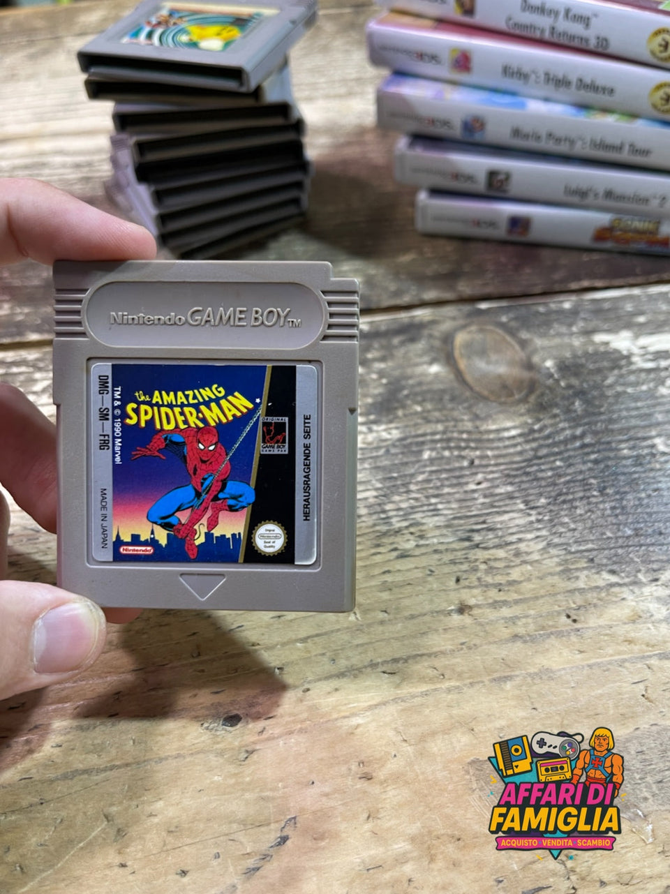 Gioco nintendo game boy Amzing Spider Man 1990