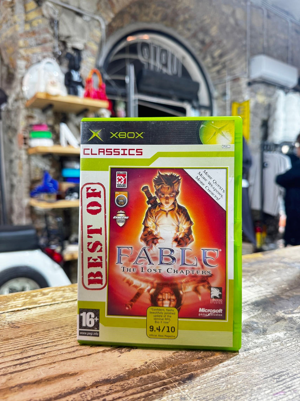 fabe microsft Xbox classic pal cib