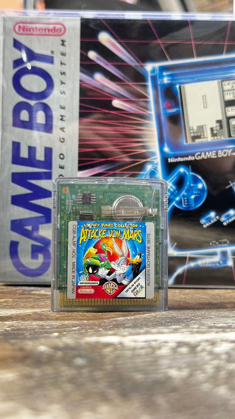 Attack from mars tiny toons Nintendo game boy color gb loose