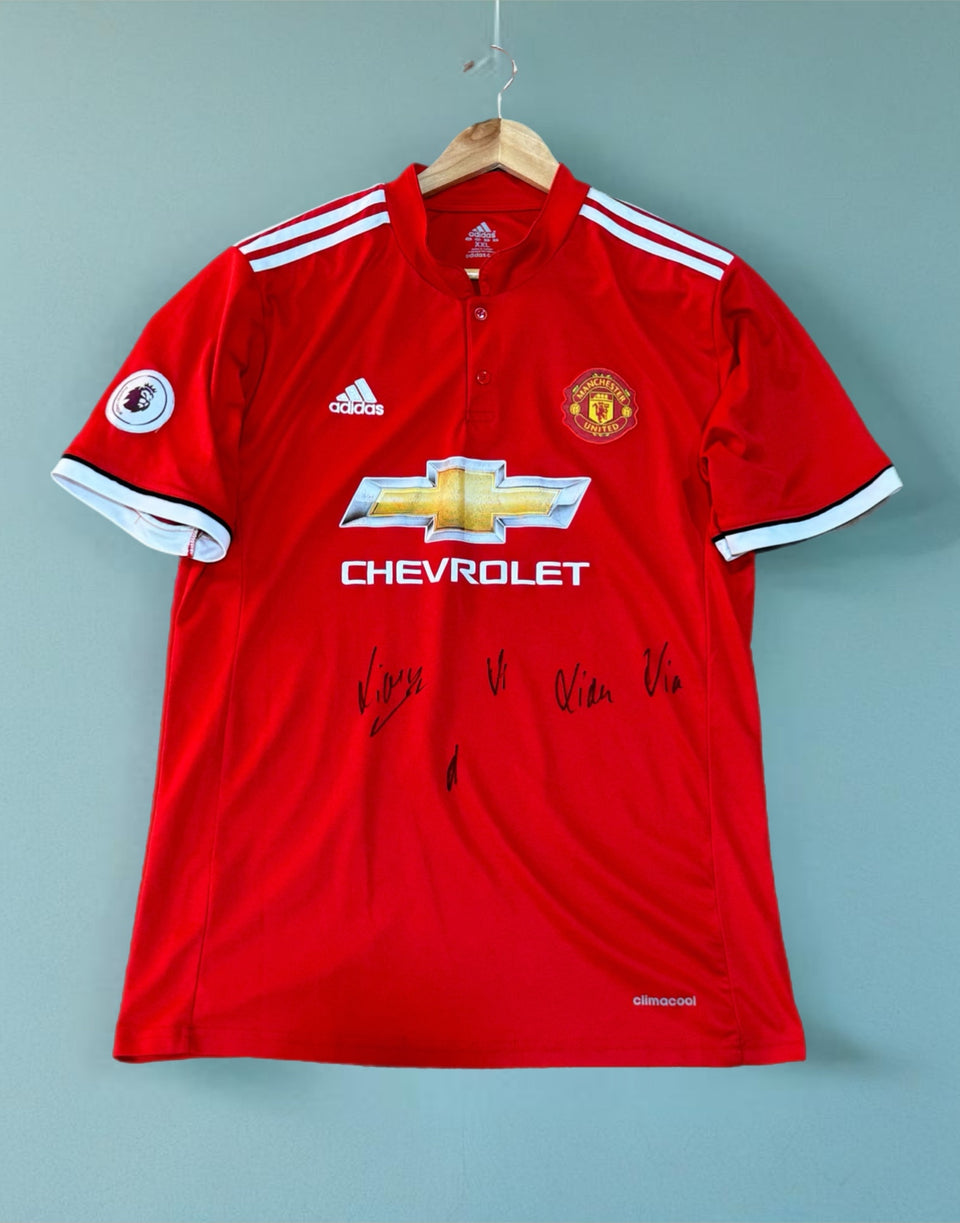 Jersey maglia calcio Manchester United Pogba Firmata tg XXL