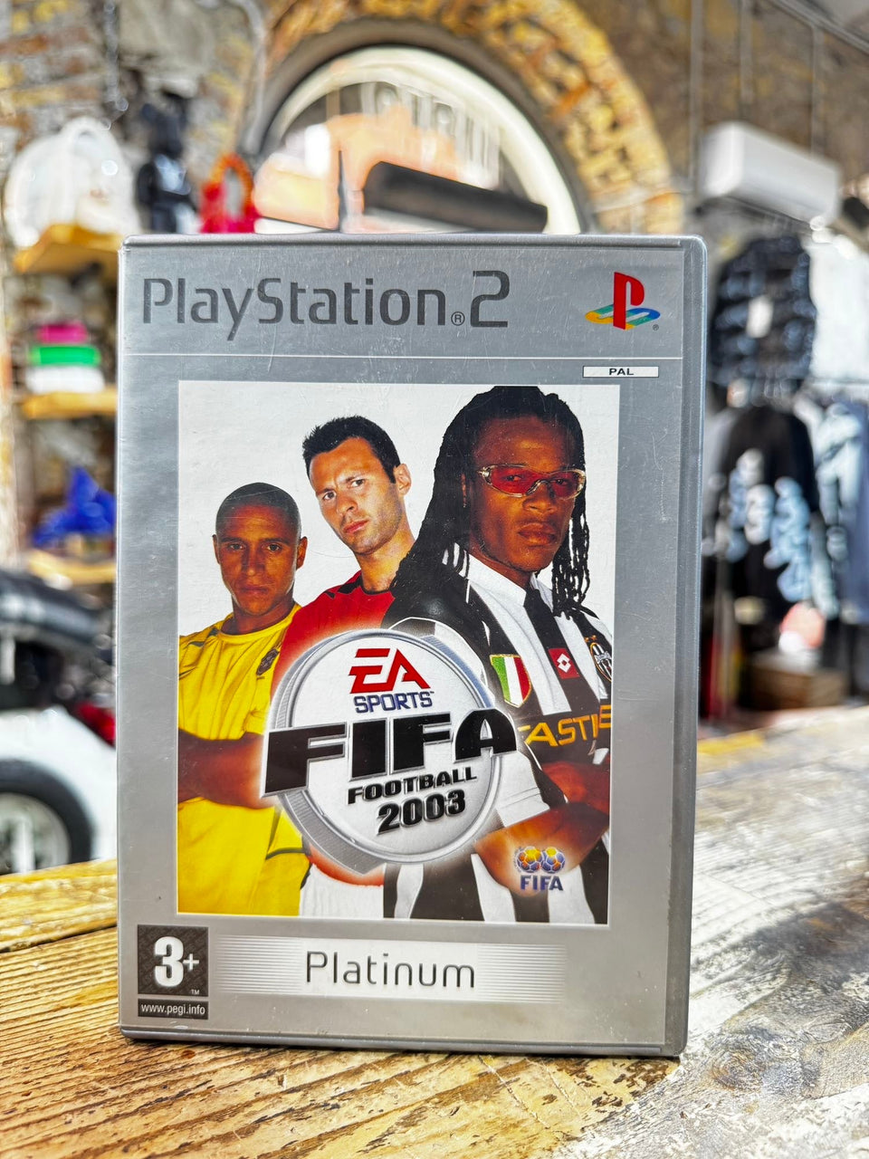 fifa football 2003 platinum playstation 2 sony ps2 pal cib