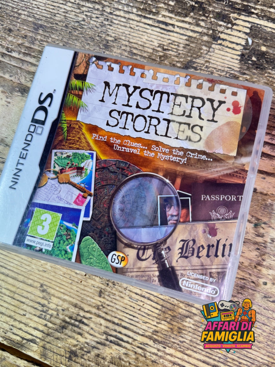 Gioco nintendo ds mystery stories