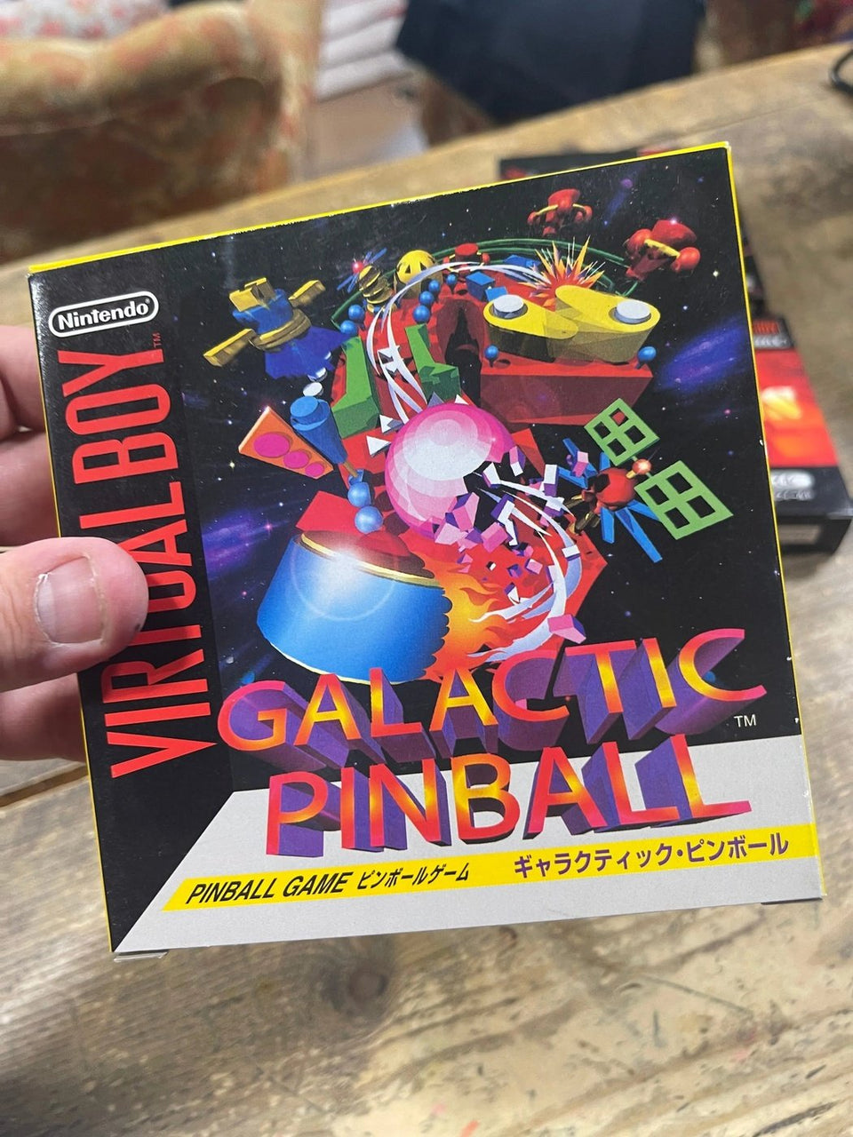 Gioco Virtual Boy Galactic pinball jap
