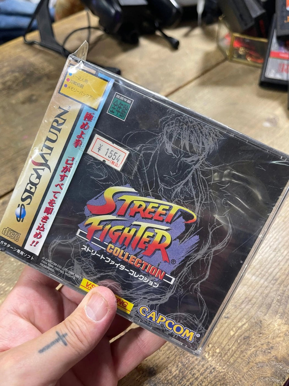 Gioco street fighter collection Sega saturn