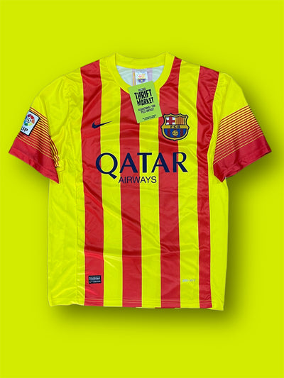 Maglia calcio Barcellona Messi Qatar tg L Thriftmarket BAD PEOPLE