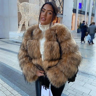 Pelliccia Misha ecologica donna faux Fur first quality MUST HAVE