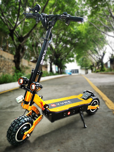 YUME X11 Off-road Electric Scooter Dual Motor 6000W 60V 38AH Maximum Speed Electric BAD PEOPLE