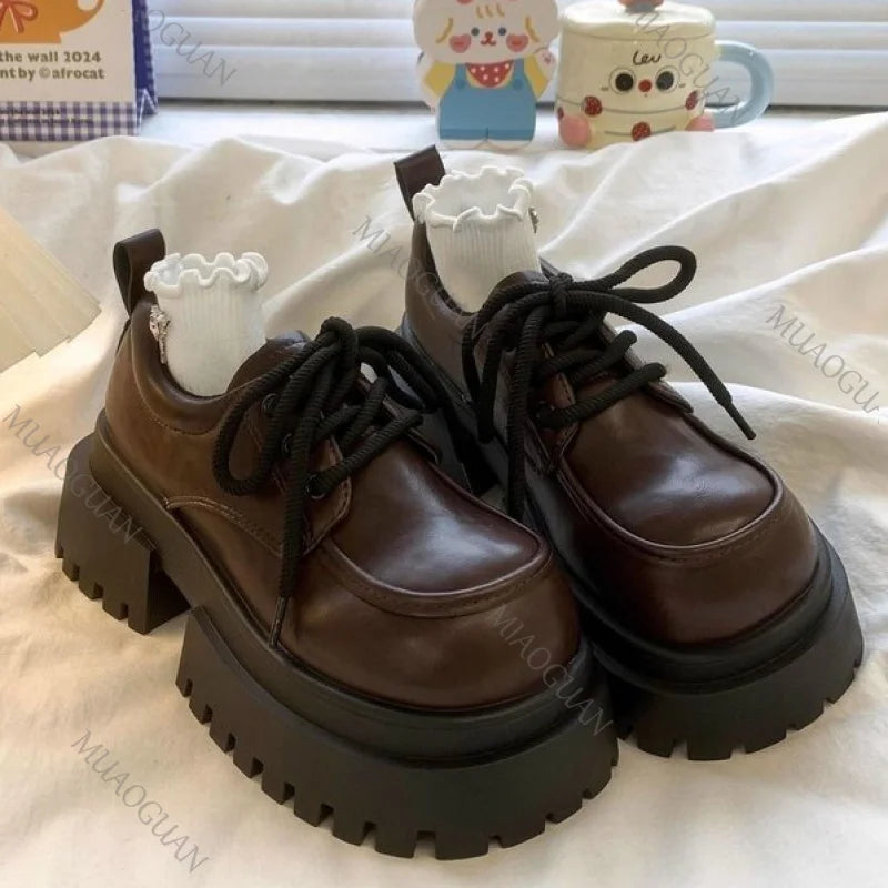 Mocassino Platform  Mary Jane Japanese Style