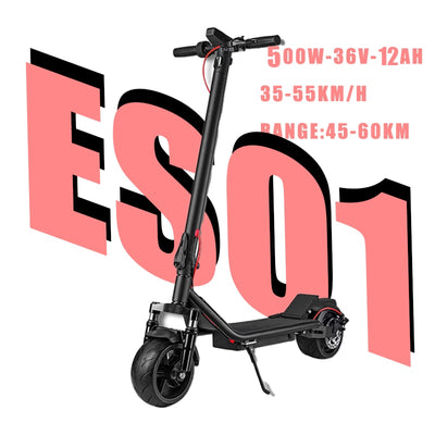 ES01 Electric Scooter 500W-36V-15AH 9-inch Front and Rear Shock Max Speed 35-45KM/H Electric BAD PEOPLE