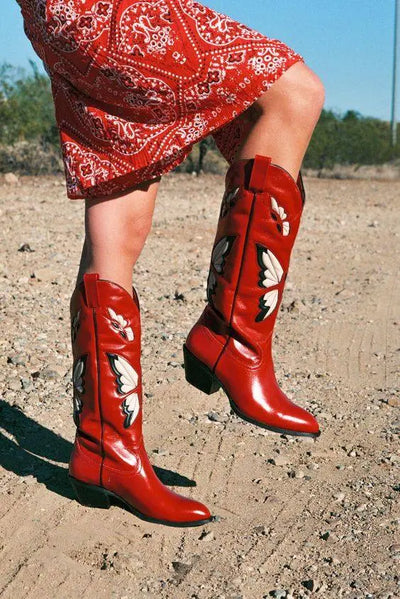 Stivale camperos farfalla texano MUST HAVE