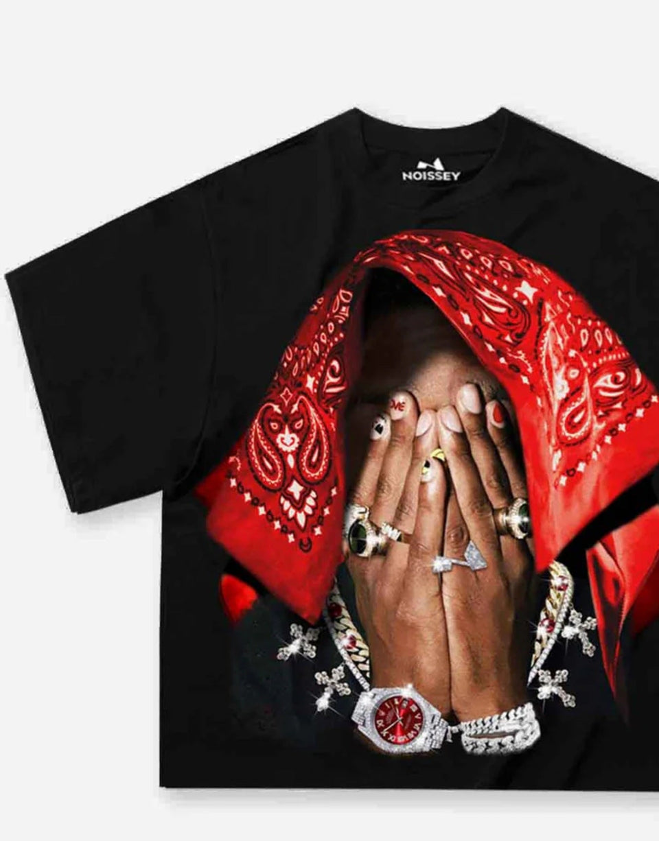 Maglia Bandana oversize streetwear