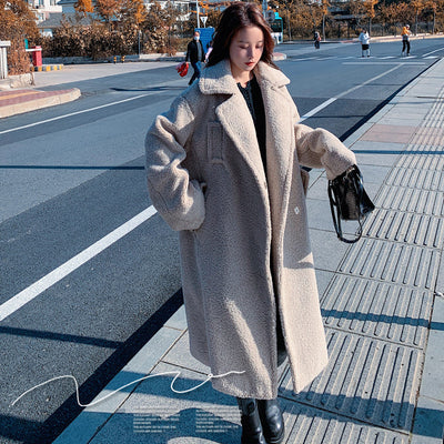 Women's Teddy Suit Padded Lamb Wool Coat MUST HAVE