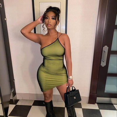 Summer New Women's Fashion Design Sense Tied Slim Fit Sheath Dress For Women MUST HAVE