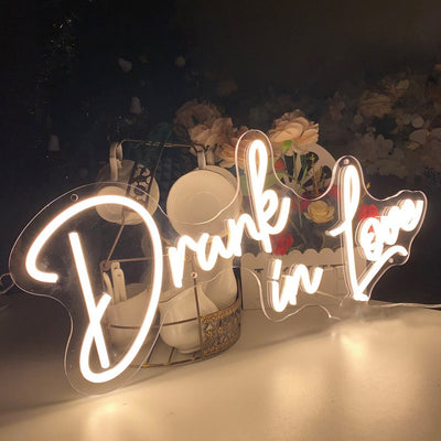 Insegna led neon Drunk in love Neon Sign Neon Signs