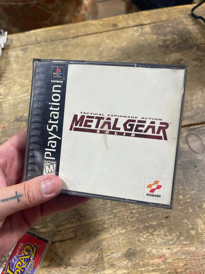 Thriftmarket Gioco Metal Gear Solid Sony Playstation ntsc Retrogame