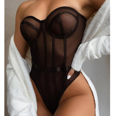 Body mesh donna Nero MUST HAVE