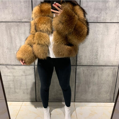 Pelliccia Greta cropped 4 fur ecologica donna 4 fur MUST HAVE