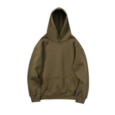 nice hip hop Perfect hoodies with fleece kanye west olive color Hype