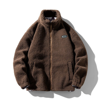 Bomber teddy unisex oversize full zip Hype