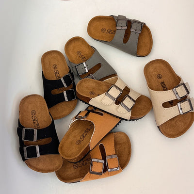 Ciabatta suede fibie bambino KIDS