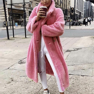 Teddy cappotto oversize Puffy pink Pink MUST HAVE