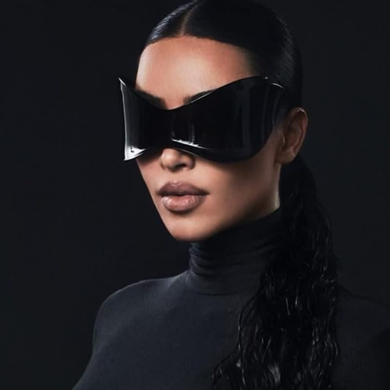 Occhiali sole Oversized One Piece Y2K