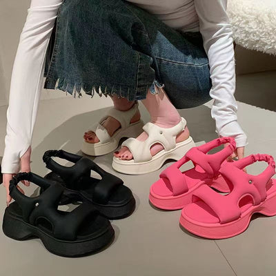 Slippers ciabatta irregular platform donna MUST HAVE