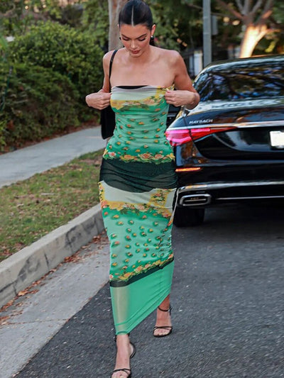 Abito lunfo fantasia donna Green MUST HAVE