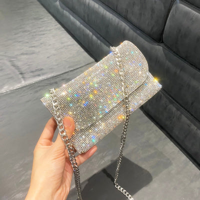 Mini borsa tracolla luxury glitter donna Default Title MUST HAVE