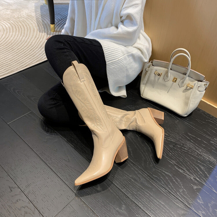 Sitvale Western Cowboy camperos cuero bordado