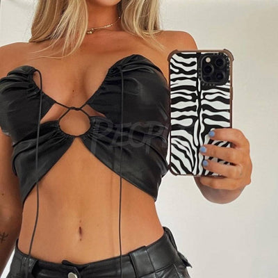 crop top annalise black MUST HAVE