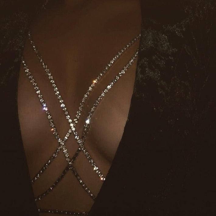 gioiello cristallo per il corpo